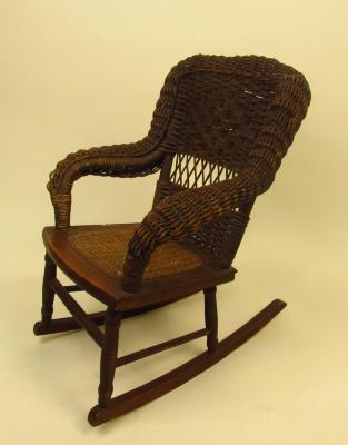 Child's Wicker Rocking Chair 