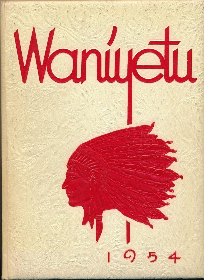 High School Yearbook, Shakopee High School, 1954