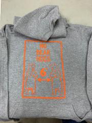 "No Bear Hugs 6' " hoodie warning about keeping distance during COVID