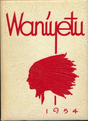 High School Yearbook, Shakopee High School, 1954