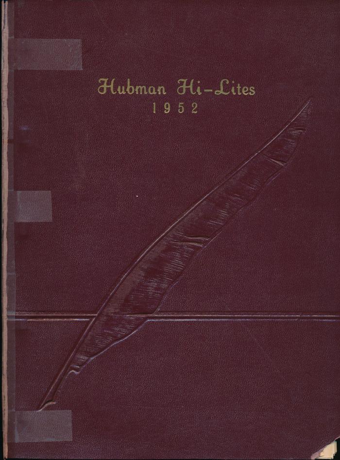 "Hubman Hi-Lites" Yearbook, Jordan, 1951