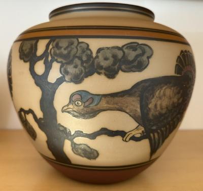  L.Hjorth, Bornholm Pottery Vase 