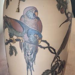 L.Hjorth, Bornholm Pottery Lamp 
