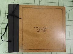Horace Seaton music program scrapbook