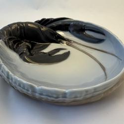 Bowl - Lobster bowl designed by Erik Nielsen, produced by Royal Copenhagen