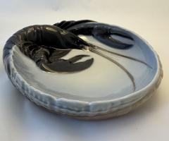 Bowl - Lobster bowl designed by Erik Nielsen, produced by Royal Copenhagen
