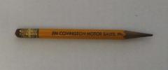 Jim Covington Motors Advertising Pencil, Shakopee, 1945