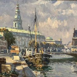 Painting - Copenhagen Harbor
