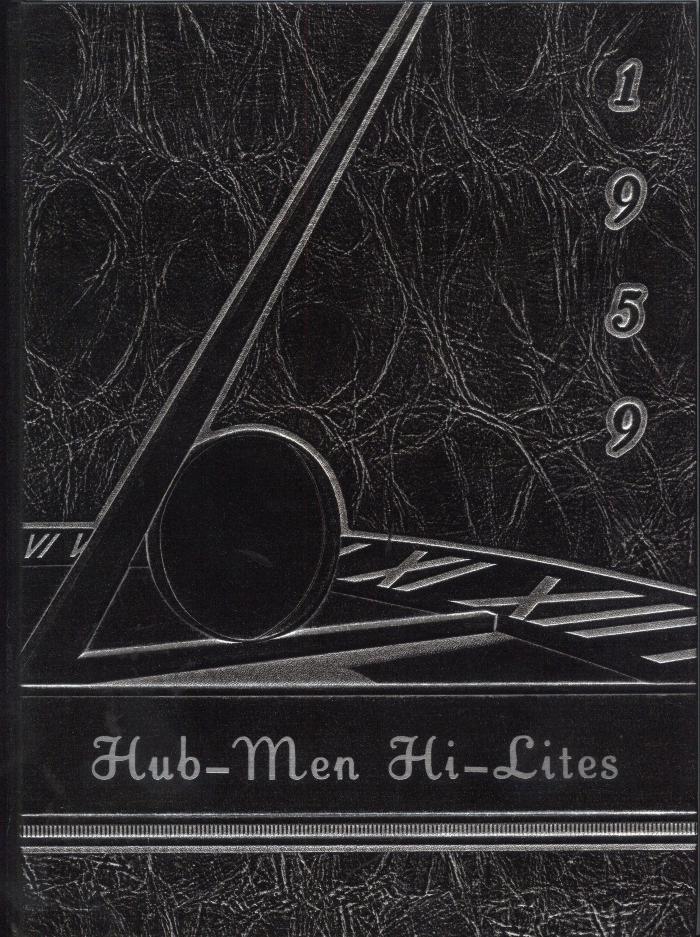 Jordan High School Yearbook, Jordan, 1959