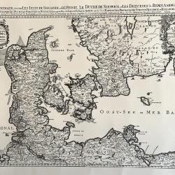 Print - Map of Denmark, 1692