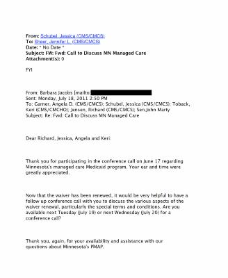 Collection of documents from Public Record Media (PRM) FOIA request to Centers for Medicaid Services (CMS). Part 1 of 3.