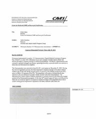 Collection of documents from Public Record Media (PRM) FOIA request to Centers for Medicaid Services (CMS).  Part 3 of 3.