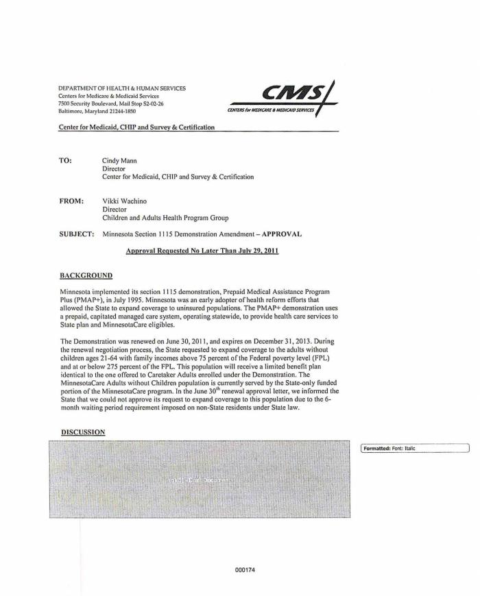 Collection of documents from Public Record Media (PRM) FOIA request to Centers for Medicaid Services (CMS).  Part 3 of 3.