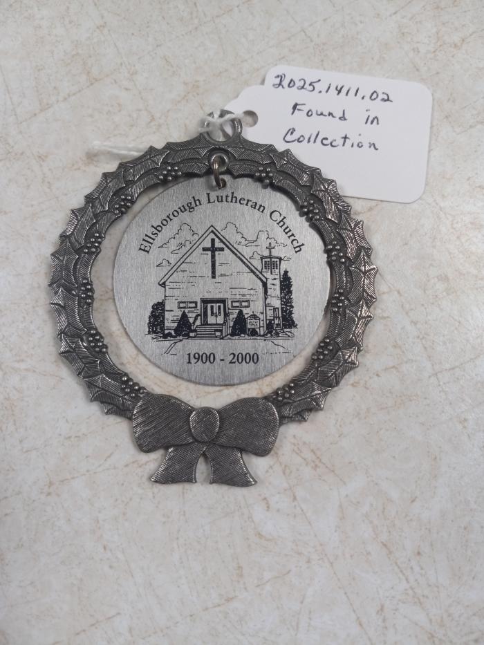 Ellsborough Lutheran Church 100 years ornament