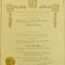 Key to the City Certificate, Managua, Nicaragua, 1970