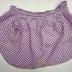 Purple and White Gingham Apron: Apron
