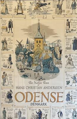Travel Poster - The Native Town of Hans Christian Andersen Odense Denmark 