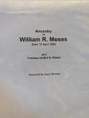 Ancestry of William R. Moses