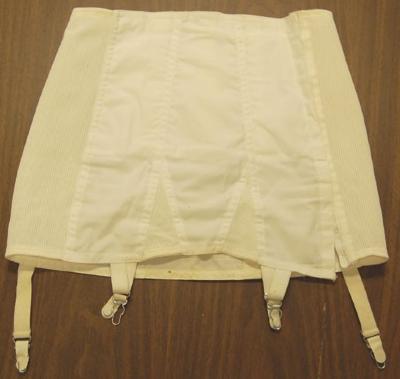 Ladies White Girdle, Marystown, 1965