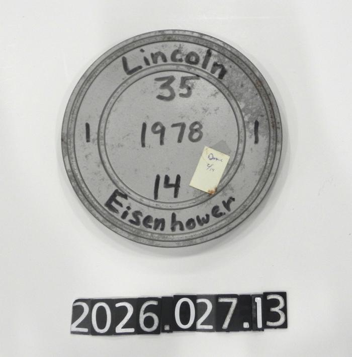 Film reel: 1978 Lincoln vs Eisenhower