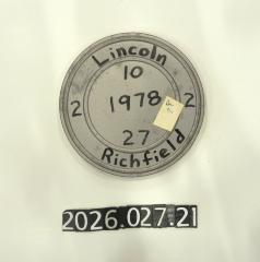 Film reel: 1978 Lincoln vs Richfield