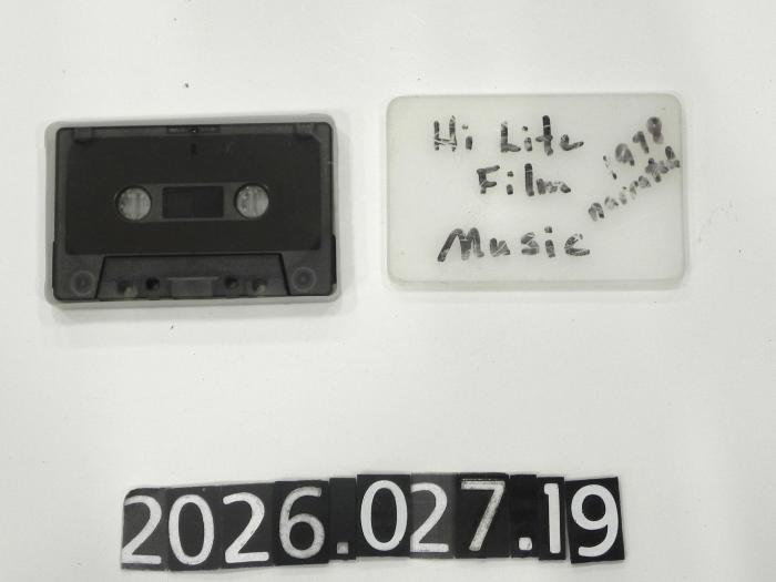 Cassette tape: LHS football Hi Lite Film music 1978