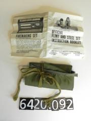 Firemaking kit, flint and steel