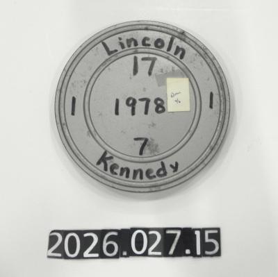 Film reel: 1978 Lincoln vs Kennedy