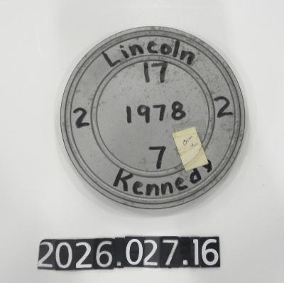 Film reel: 1978 Lincoln vs Kennedy