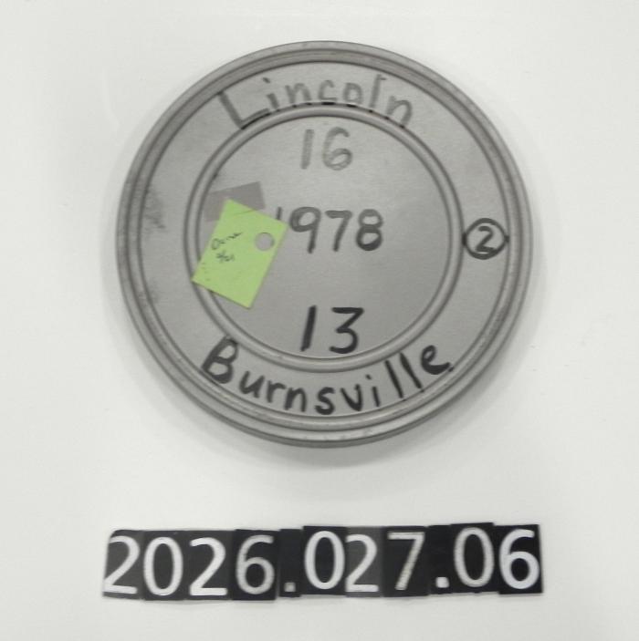 Film reel: 1978 Lincoln vs Burnsville
