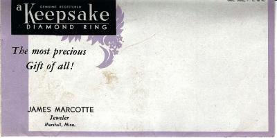 Advertising brochure from Keepsake Diamonds