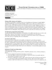 Collection of Minnesota Department of Health (MDH) records, via 2011 Data Practices Act request.