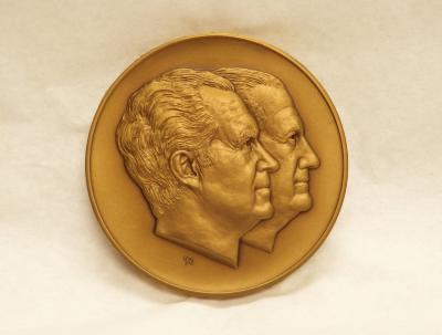 Large Bronze Commemorative Coin, 1973