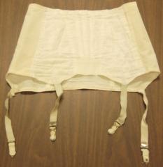 Ladies White Girdle, Marystown, 1955