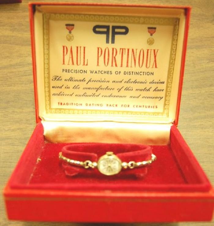 Ladies' Wristwatch and Case, Shakopee, 1965
