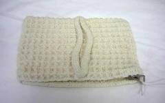 Ladies White Crocheted Clutch Purse, 1950
