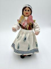 Jämtland Folkdräkt Doll: Doll 