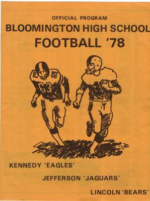 Program, Bloomington HS Football 78