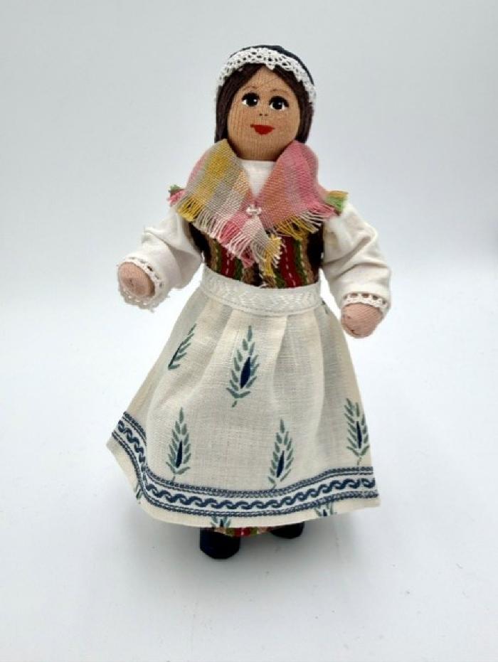 Jämtland Folkdräkt Doll: Doll 