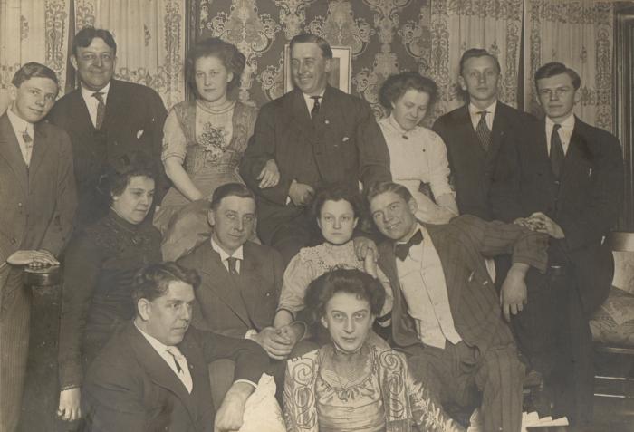 Group at Andrew Nelson home