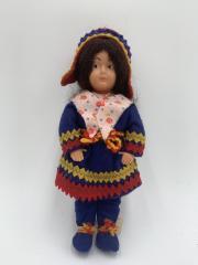 Female Doll with Sami Folk Dress: Doll