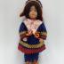 Female Doll with Sami Folk Dress: Doll