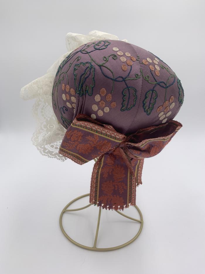 Lavender Frame Cap: Folk Dress