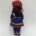 Female Doll with Sami Folk Dress: Doll