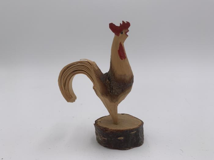 Hand Carved Rooster: Wood Carving