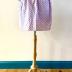 Purple and White Gingham Apron: Apron
