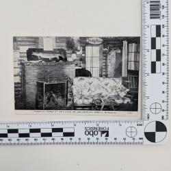Postcard of a corner of the lounge