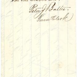 Letter to Joseph M. Kremer