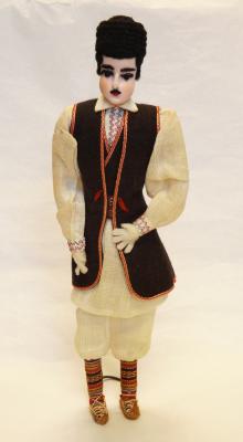 Male Doll in Serbian Folk Costume