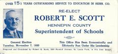 Ink blotter: Political advertisement
